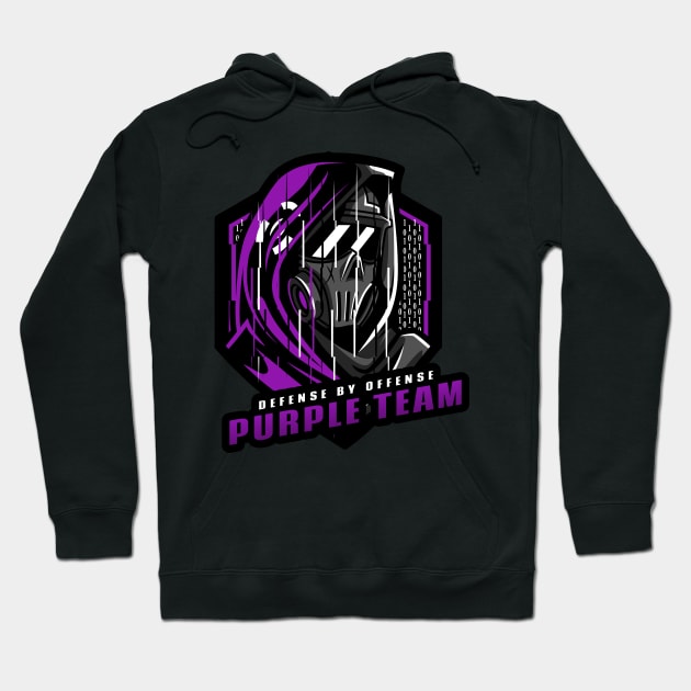 Purple Team | Hacker Design Hoodie by leo-jess